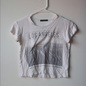 Brandy Melville Los Angeles crop top